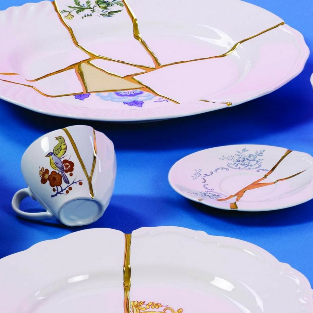 Seletti Kintsugi Piatto Piano Grande