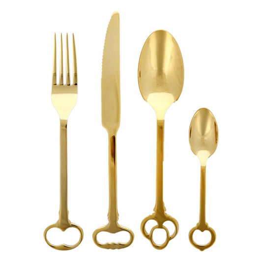 Seletti Keytlery set posate 24 pezzi oro