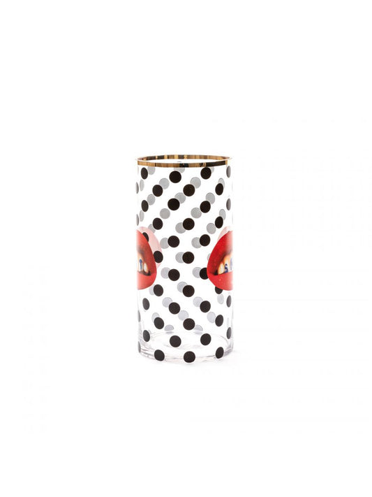 Seletti Toiletpaper Home Vaso Vetro Cm 15 x H30