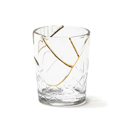 Seletti Kintsugi tumbler bicchiere basso