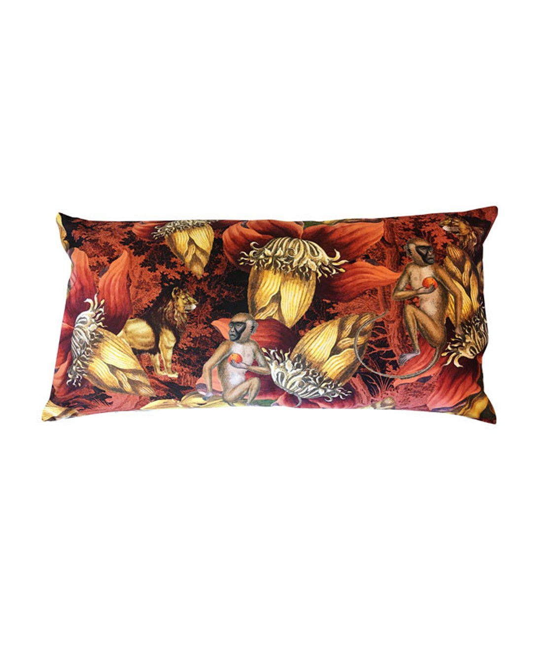 Vanilla Fly Velvet Cushions 80x40 Cuscino In Velluto Terracotta Jungle