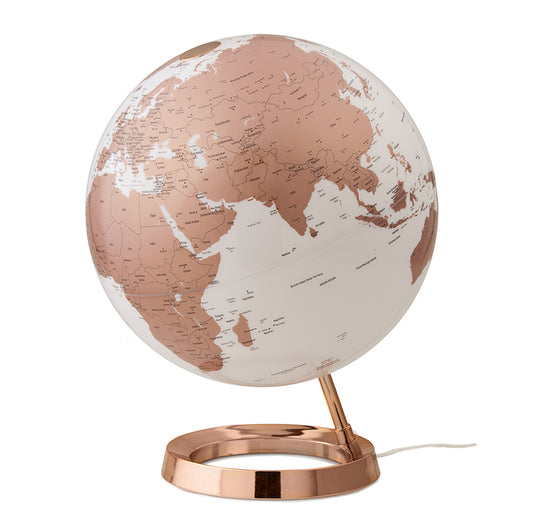 Atmosphere Light & Colour Copper Mappamondo Luminoso