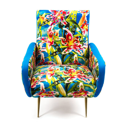 Seletti Toiletpaper home Armchair Poltrona Flowers