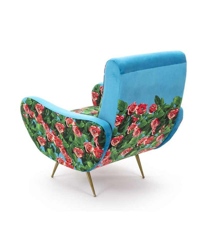 Seletti Toiletpaper Home Armchair Poltrona Roses