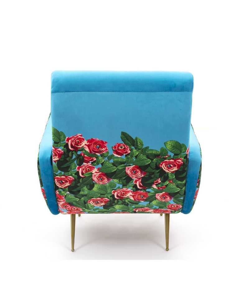 Seletti Toiletpaper Home Armchair Poltrona Roses