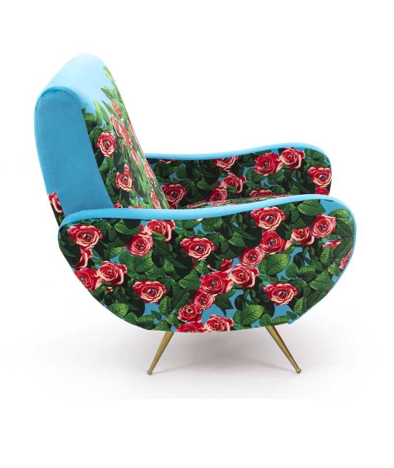 Seletti Toiletpaper Home Armchair Poltrona Roses