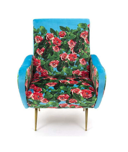 Seletti Toiletpaper Home Armchair Poltrona Roses