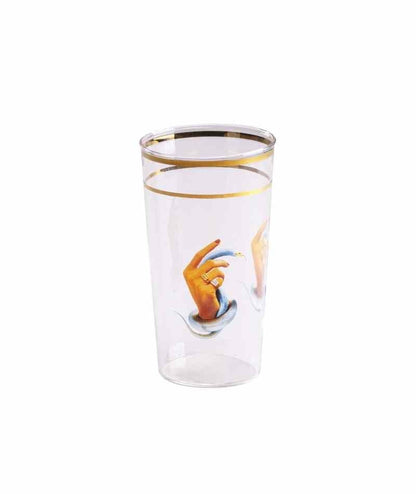 Seletti Toiletpaper Home Glasses Bicchiere Hand With Snake