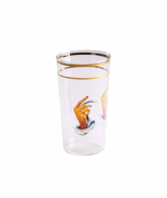 Seletti Toiletpaper Home Glasses Bicchiere Hand With Snake