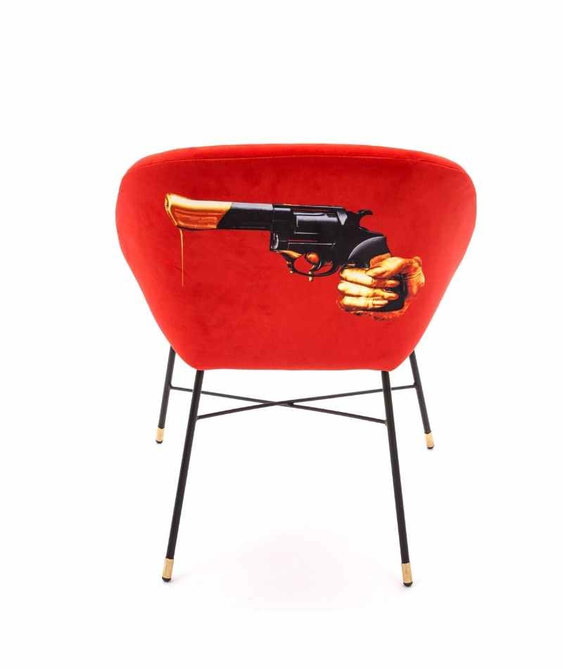 Seletti Toiletpaper Home Padded Chair Sedia Revolver