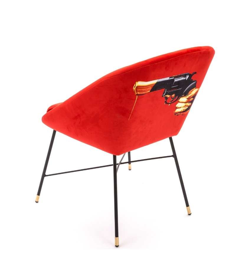 Seletti Toiletpaper Home Padded Chair Sedia Revolver