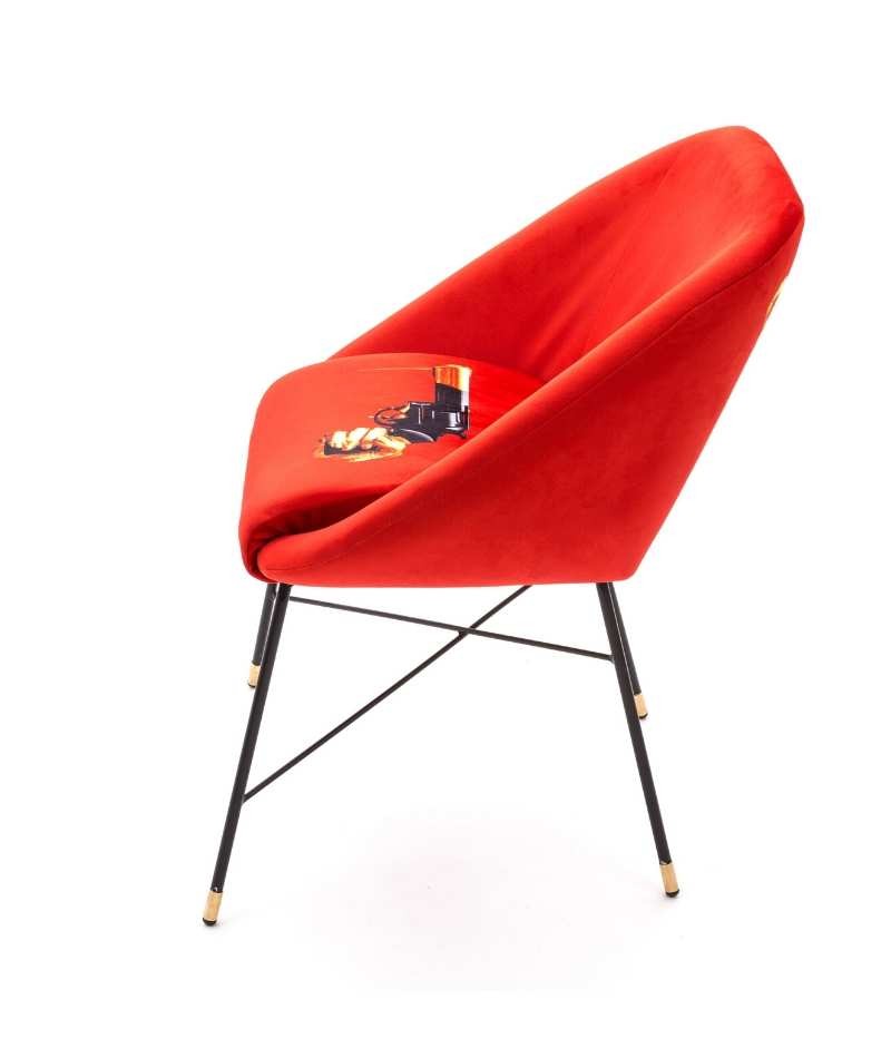 Seletti Toiletpaper Home Padded Chair Sedia Revolver