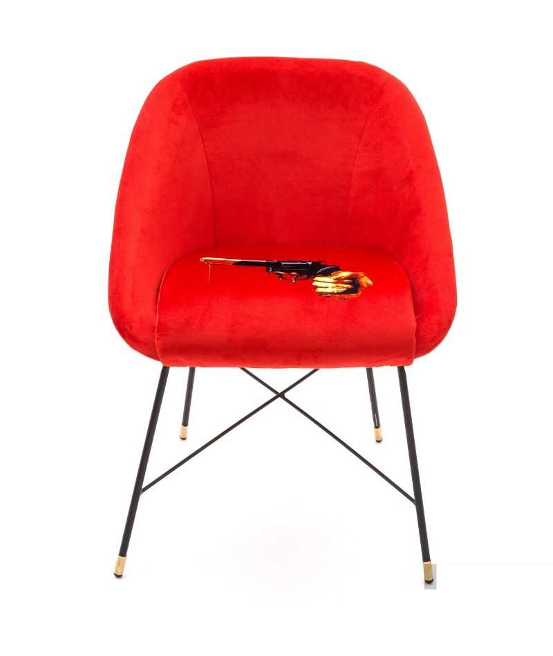 Seletti Toiletpaper Home Padded Chair Sedia Revolver