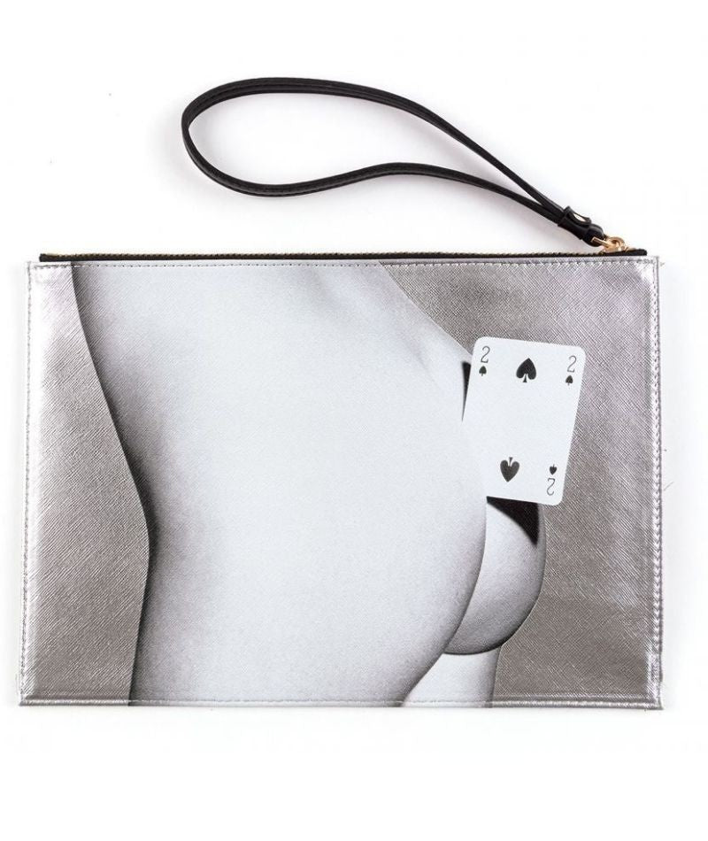 Seletti Toiletpaper Home Borsa a mano pouch bag