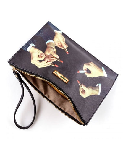 Seletti Toiletpaper Home Borsa a mano pouch bag