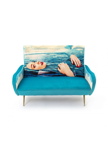 Seletti Toiletpaper Home Two seater sofa Sea Girl