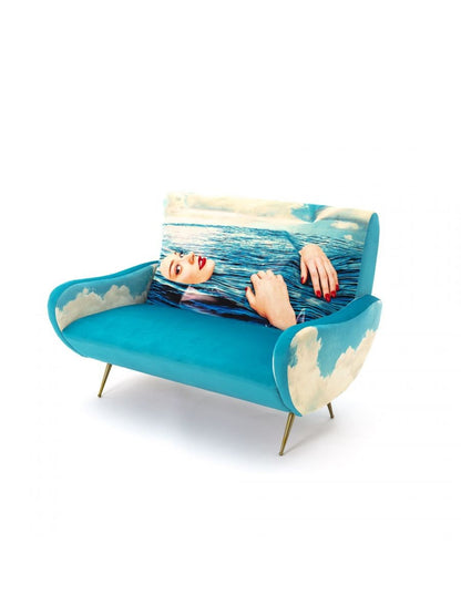 Seletti Toiletpaper Home Two seater sofa Sea Girl