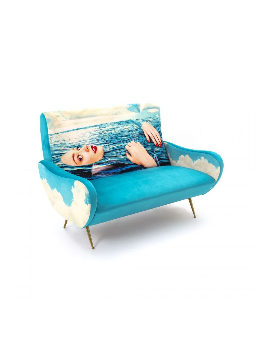 Seletti Toiletpaper Home Two seater sofa Sea Girl