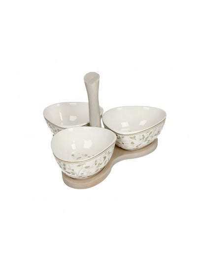 Brandani Ali Dorate Antipastiera set 3 pezzi