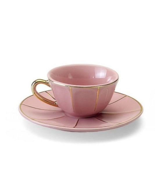 Bitossi Home La Tavola Scomposta tazza caffè c/p vintage Rosa