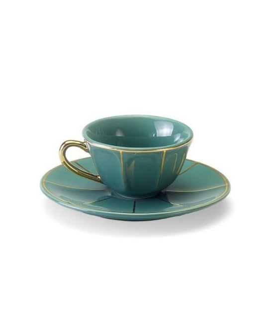 Bitossi Home Tavola Scomposta Fanky Table tazza caffè c/p vintage Verde Chiaro