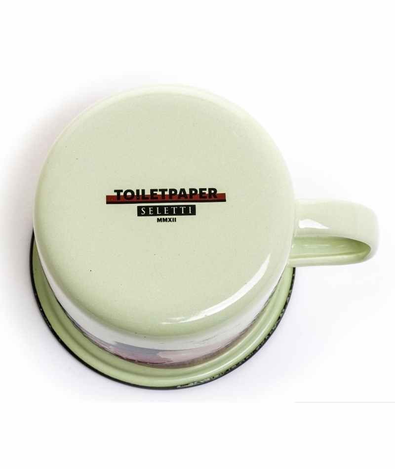 Seletti Toiletpaper Home tazze mug in metallo smaltato