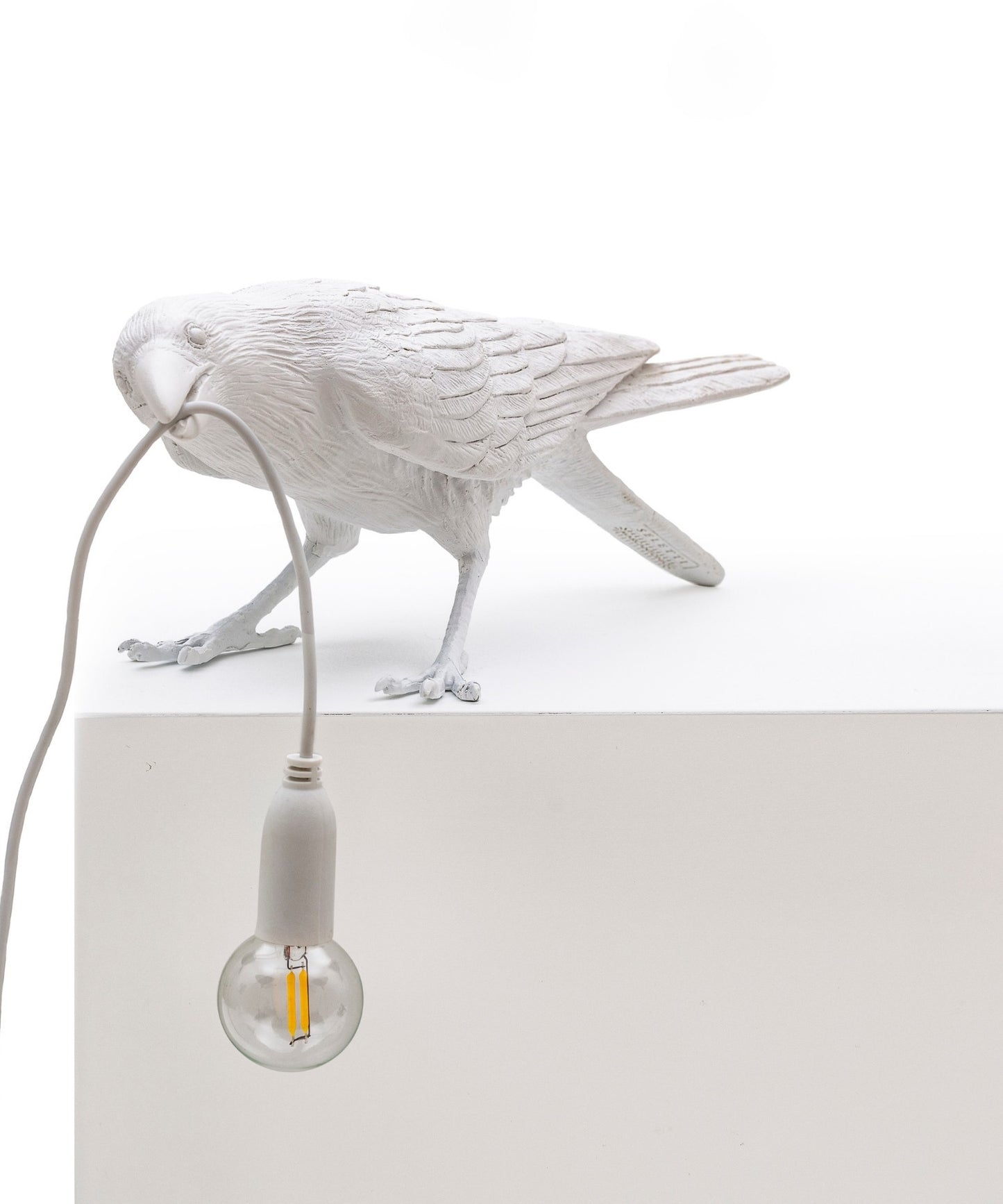 Seletti Bird Lamp Playing Lampada da appoggio Corvo outdoor