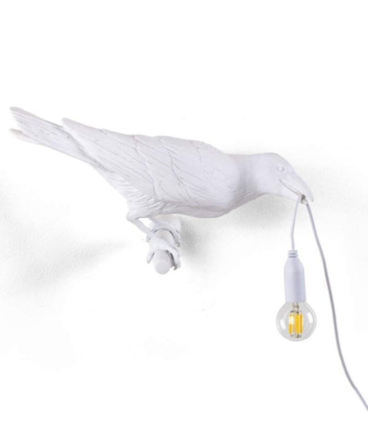 Seletti Bird Lamp Looking Lampada da parete right outdoor