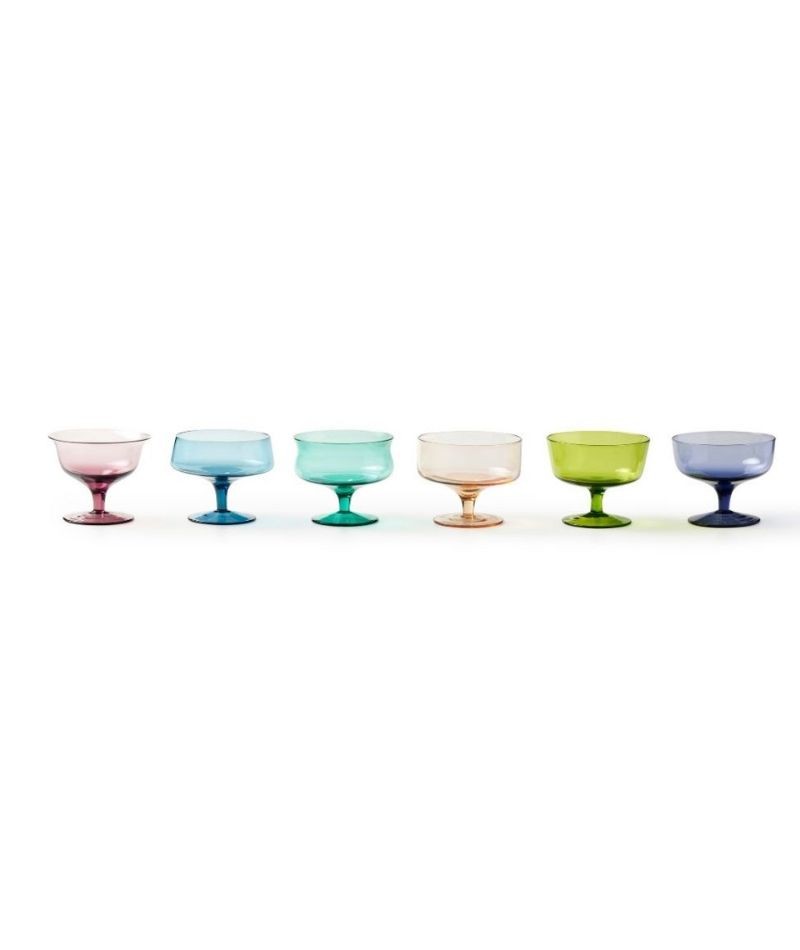 Bitossi Home Diseguale Set 6 Coppette con Forme Assortite Colori Assortiti