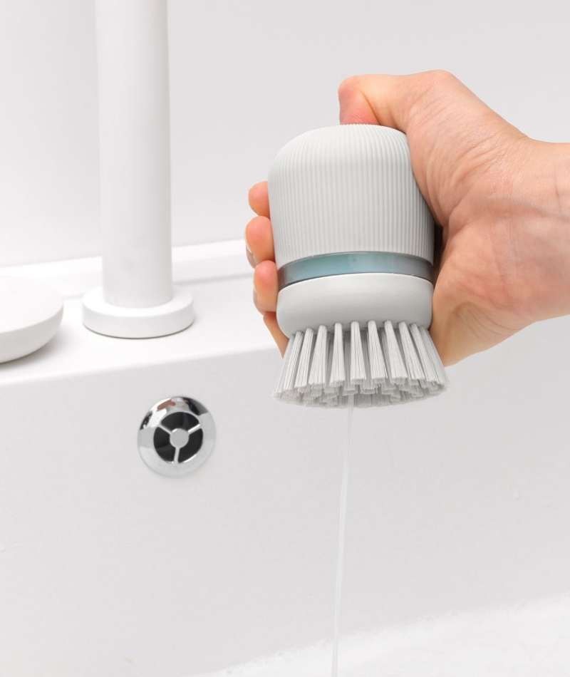 Brabantia Sinkside Spazzola piatti con dispenser