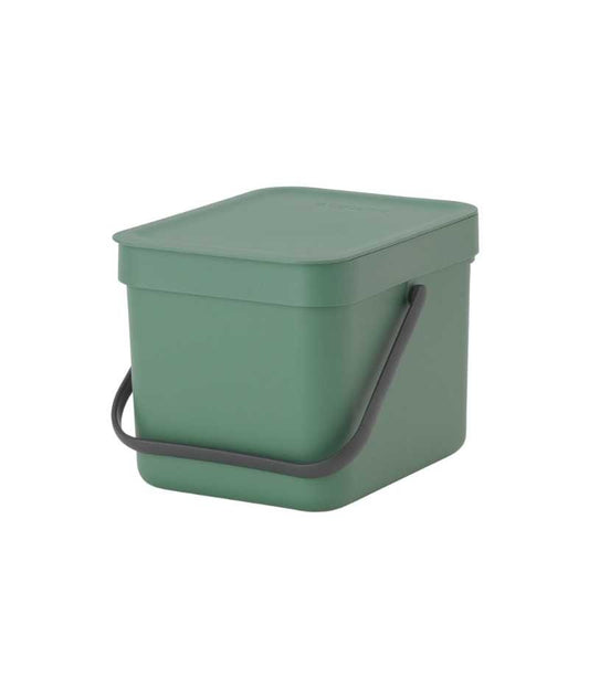 Brabantia Sort & Go pattumiera per differenziata 6 lt Fire Green