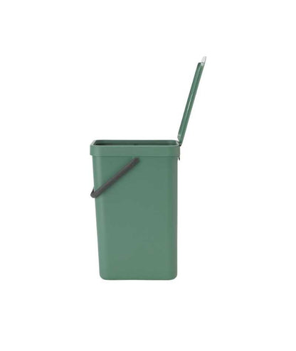 Brabantia Sort & Go pattumiera per differenziata 12 lt Fir Green