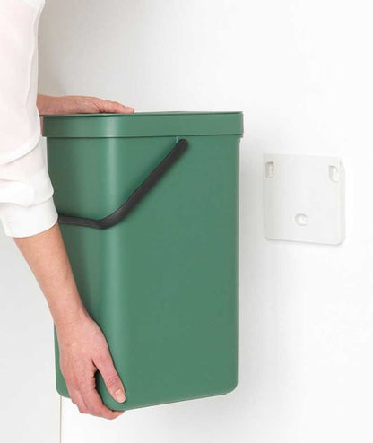 Brabantia Sort & Go pattumiera per differenziata 12 lt Fir Green