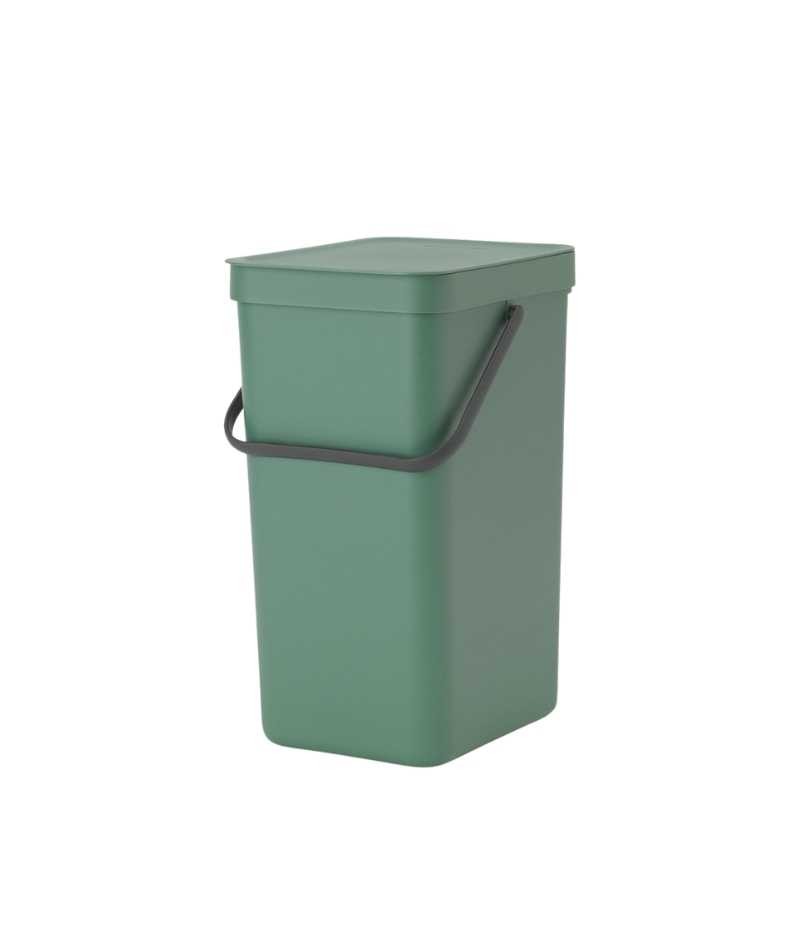 Brabantia Sort & Go pattumiera per differenziata 12 lt Fir Green