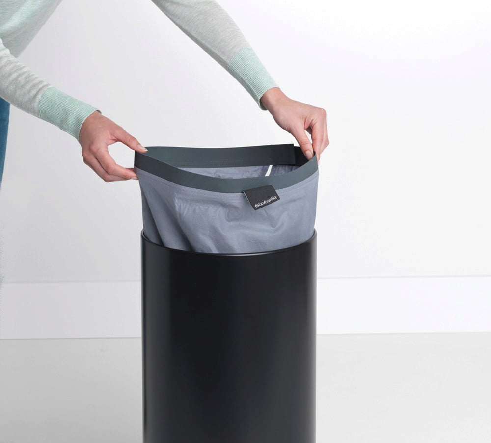 Brabantia Laundry Bin Portabiancheria con coperchio in sughero linn