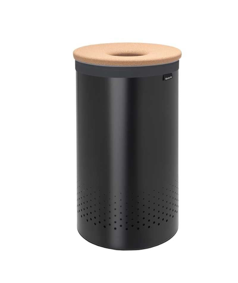 Brabantia Laundry Bin Portabiancheria con coperchio in sughero linn