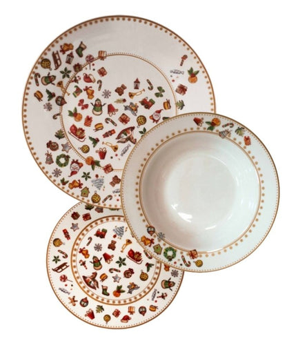 Brandani Chicchi & Balocchi set tavola 18 pezzi porcellana