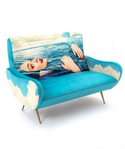 Seletti Toiletpaper Home Two seater sofa Sea Girl