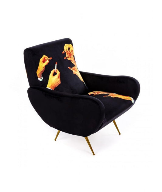 Seletti Toiletpaper Home Armchair Poltrona Lipsticks