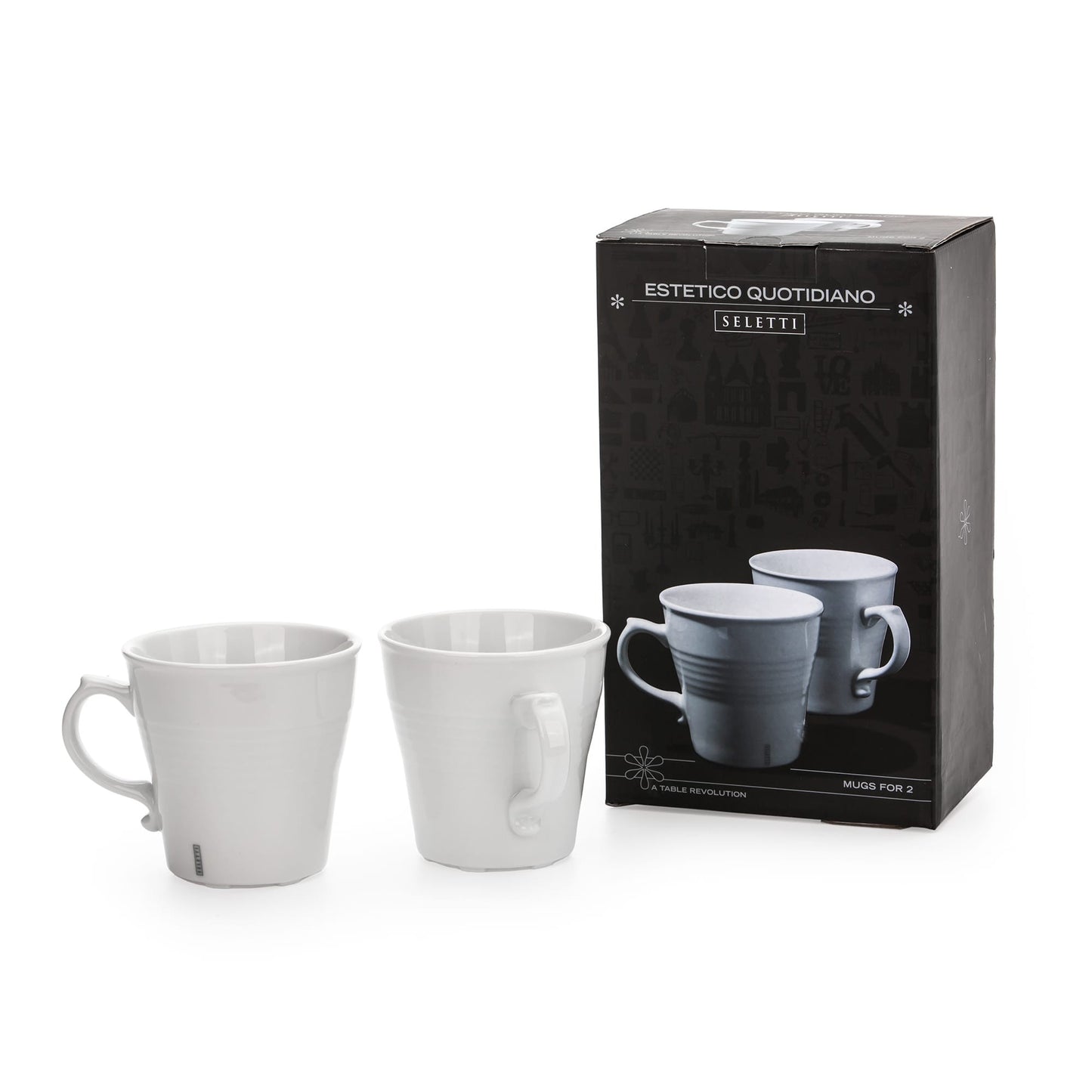 Seletti Estetico Quotidiano set 2 mugs gift edition