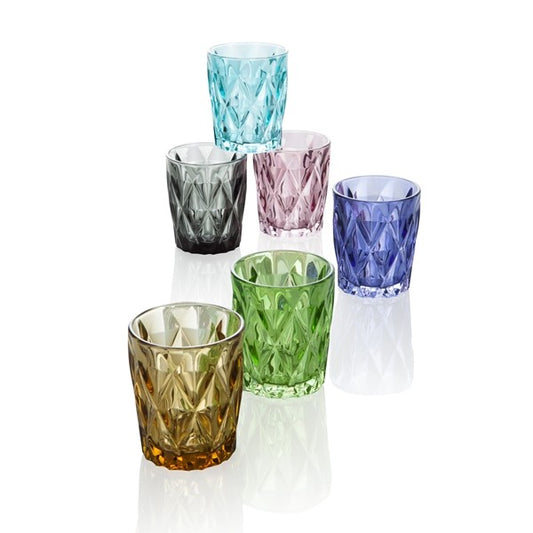 Brandani Diamante set 6 bicchieri acqua