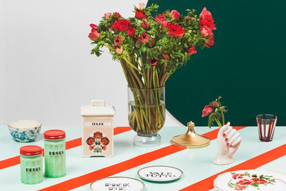 Bitossi Home Tavola Scomposta Grazie dei fiori vaso ceramica Rosso