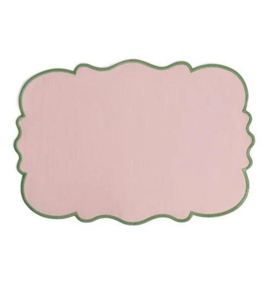 Bitossi Home Smerlo Set 2 tovagliette Rosa bordo Verde