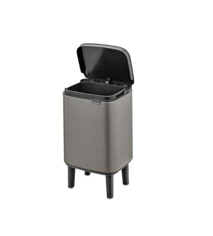 Brabantia Bo Waste Bin Hi  Platinum Pattumiera 4L