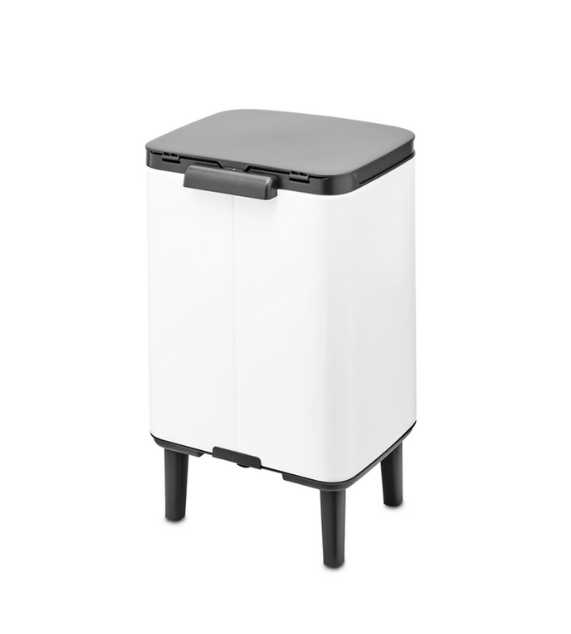 Brabantia Bo Waste Bin Hi 7L Bianca Pattumiera