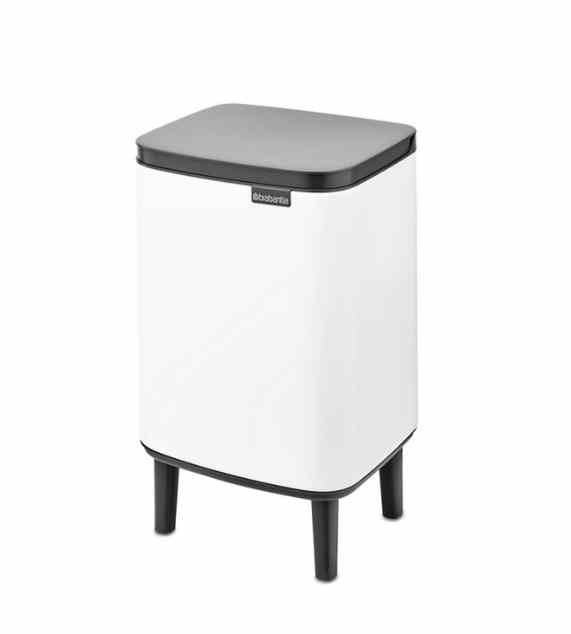 Brabantia Bo Waste Bin Hi 7L Bianca Pattumiera