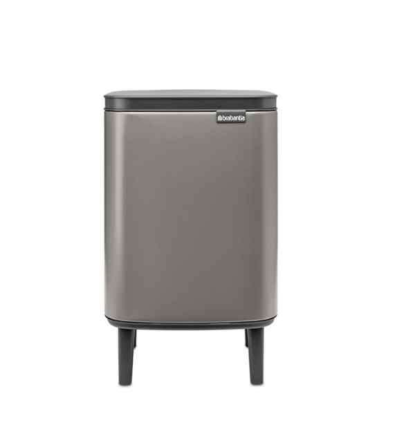 Brabantia Bo Waste Bin Hi 7L Platinum Pattumiera