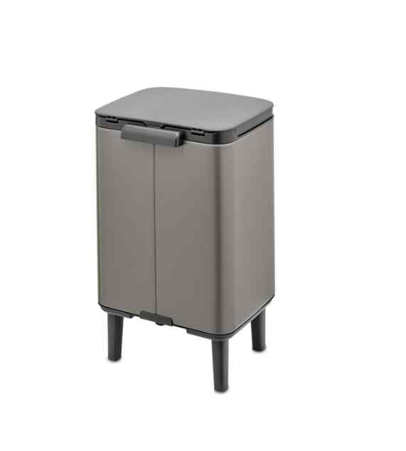 Brabantia Bo Waste Bin Hi 7L Platinum Pattumiera