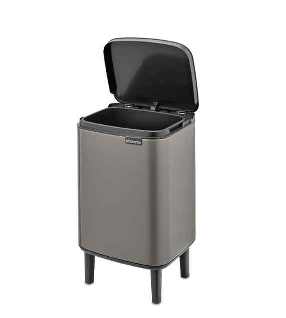 Brabantia Bo Waste Bin Hi 7L Platinum Pattumiera