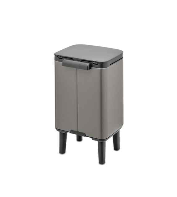 Brabantia Bo Waste Bin Hi  Platinum Pattumiera 4L